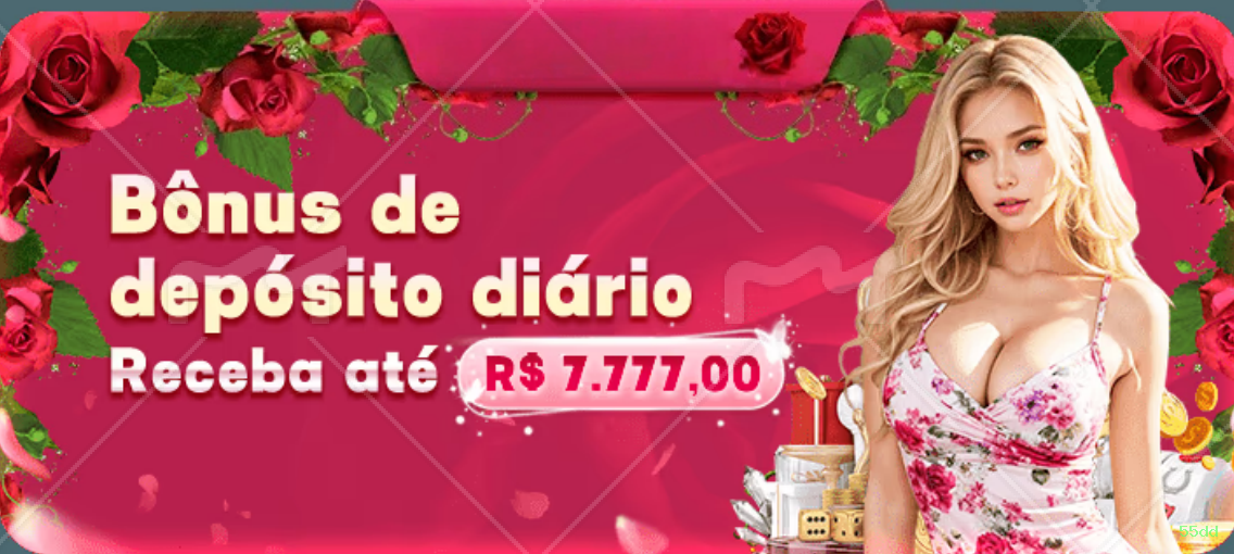 Bônus boas-vindas 55dd R$100